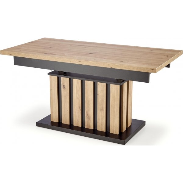 Baretti Couchtisch 130-170 x 65-82 cm - Artisan-Eiche/Schwarz