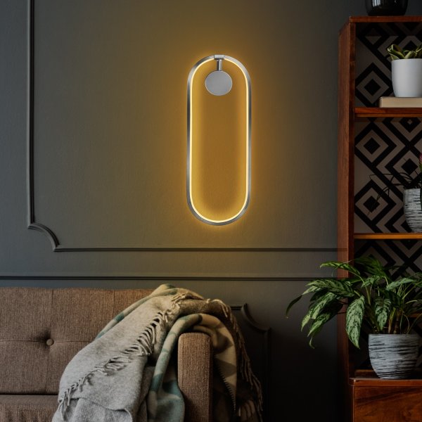 Tranceto Wandleuchte - Chrom Tranceto Wandleuchte - Chrom