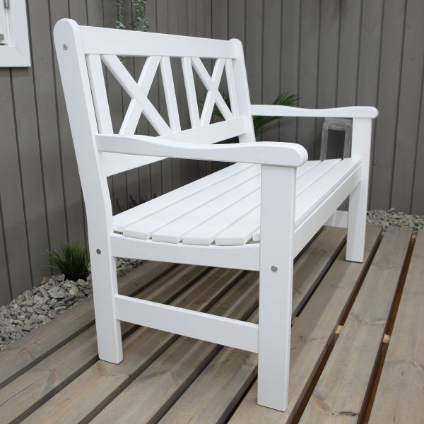 Europa Gartenbank 2-Sitzer - Wei