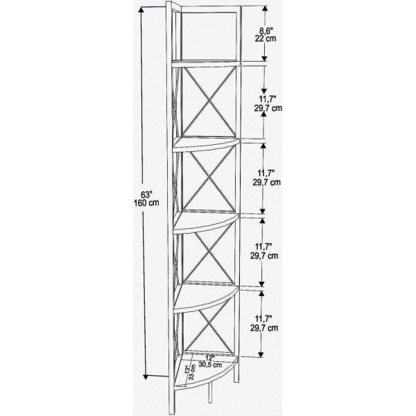 Remo Bücherregal - Gold Remo Bücherregal - Gold