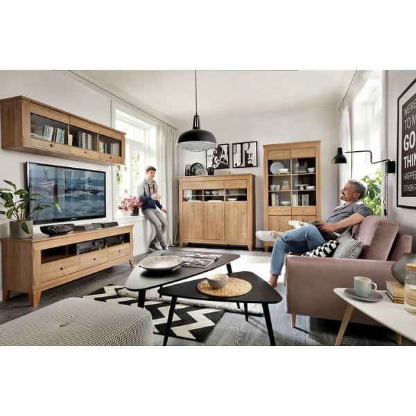 Triango Couchtisch 80 x 65 cm - Schwarz