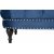 Oxford Deluxe 3-Sitzer-Sofa aus blauem Samt