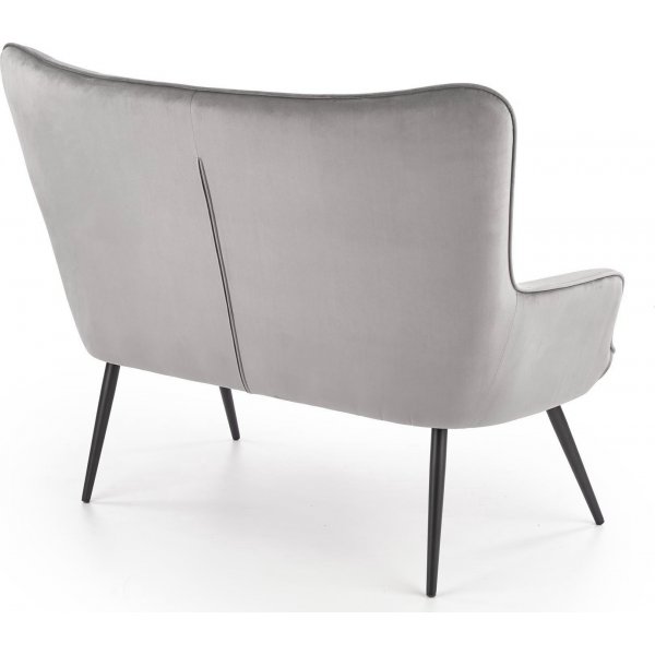 Sofa Ingeborg - Grau & Schwarz