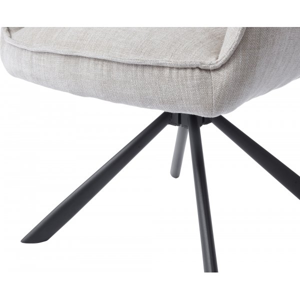 Choice Sessel - Leinen/schwarz Choice Sessel - Leinen/schwarz