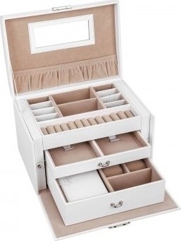 Carat Schmuckschatulle - Weiß Carat Schmuckschatulle - Weiß