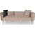 Makronen-3-Sitzer-Sofa - Creme