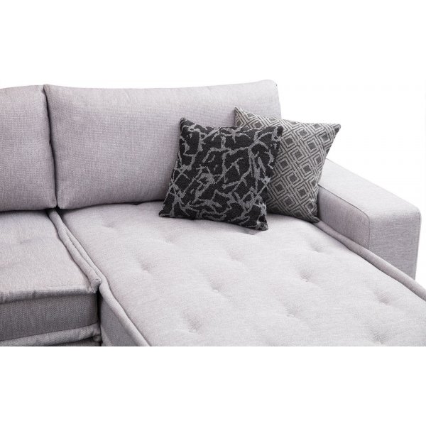 Diwansofa Lena - Hellgrau