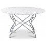 Terrazzo runder Couchtisch 80 cm - Cosmos Terrazzo & ChromUntergestell