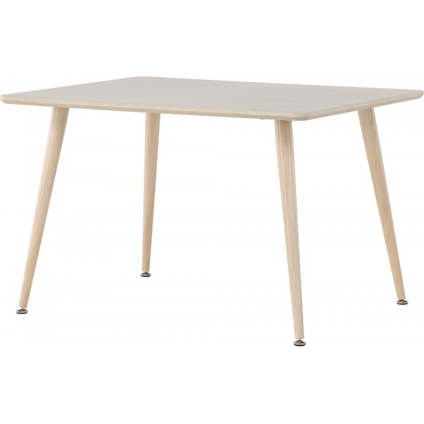 Polar Kinder-Esstisch 80 x 60 cm - Whitewash