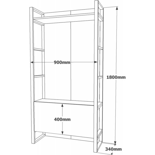 Flurmbel aus Metall 16 - Kiefer