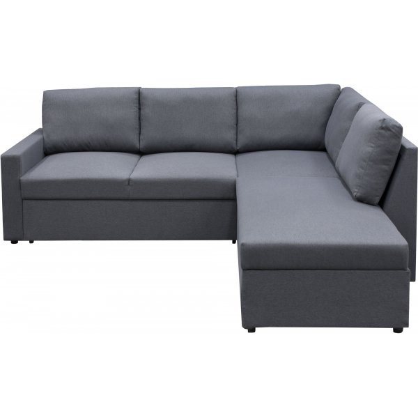 Schlafsofa Dream mit Stauraum (Ecksofa) rechts - Dark Grey