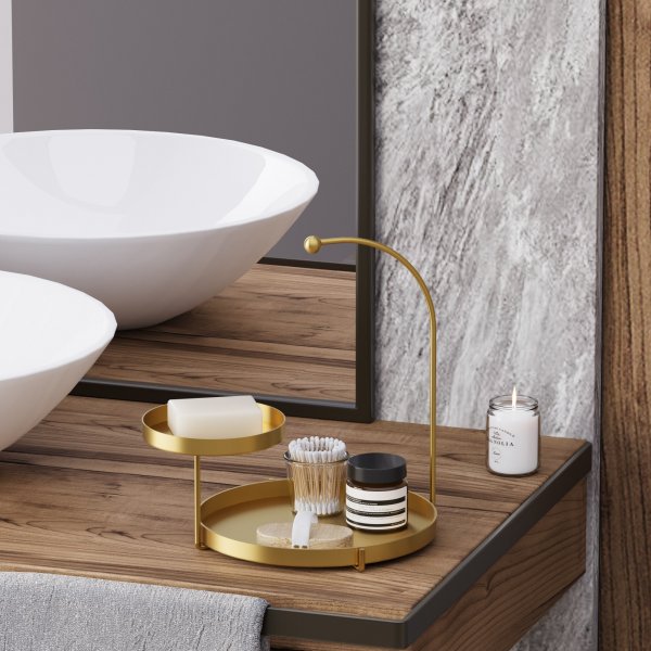 Knidos Dekoschale - Gold