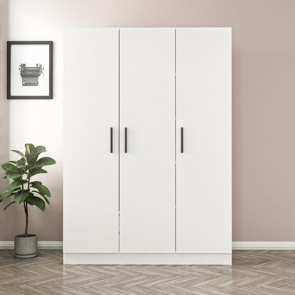 Rizada Kleiderschrank 135x52x210 cm - Wei�