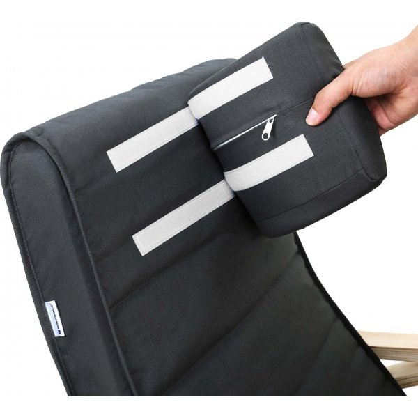 Ubbe Schaukelstuhl - Anthrazit