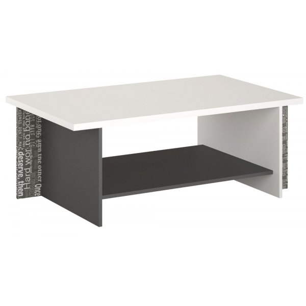 Jacklyn Couchtisch - Wei/Graphit