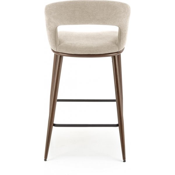 Barhocker beige/walnuss Sitzhhe 65 cm - Pelican