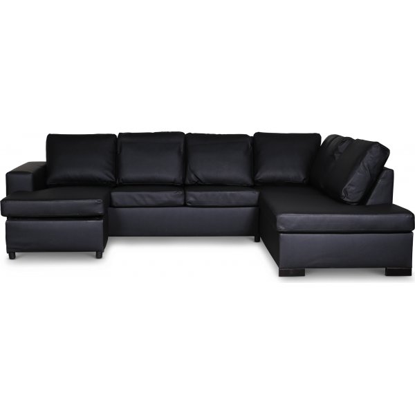 Solna U-Sofa D3A - Verbundleder