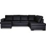 Solna U-Sofa D3A - Verbundleder