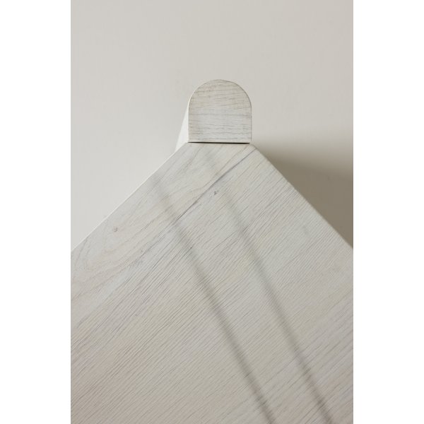 Rogaland Couchtisch 100 x 100 cm - Wei getncht