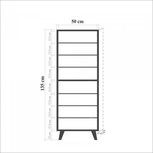Filinta Schuhschrank Mosaik - Sonoma Eiche Filinta Schuhschrank Mosaik - Sonoma Eiche