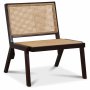 Rizz Sessel - Mahagoni / Helles Rattan