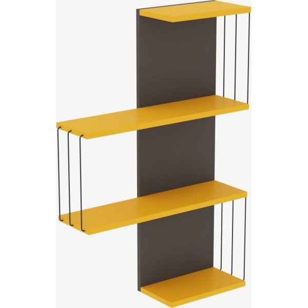 Cambrai Wandregal - Gelb/Anthrazit