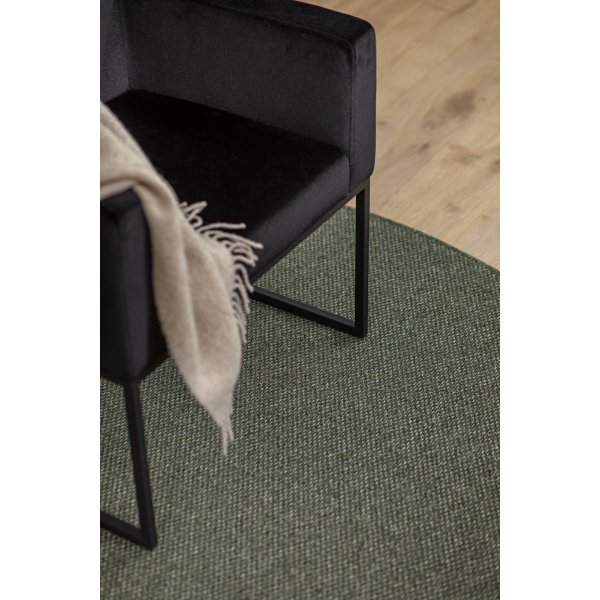 Zeus flach gewebter Teppich Smaragdgrn