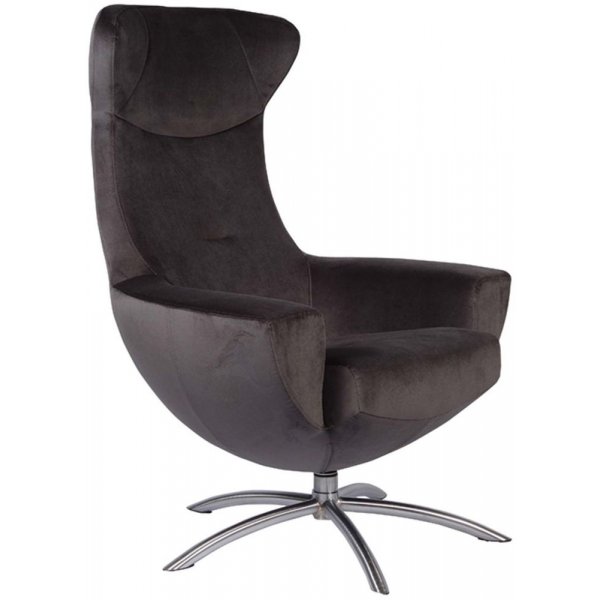 Hjellegjerde Baloo Sessel - Graphit/gebrsteter Stahl