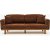 Reims 3-Sitzer-Sofa - Braun/Kupfer