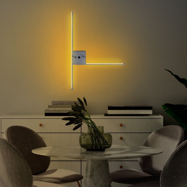 Sarf Wandleuchte - Grau Sarf Wandleuchte - Grau