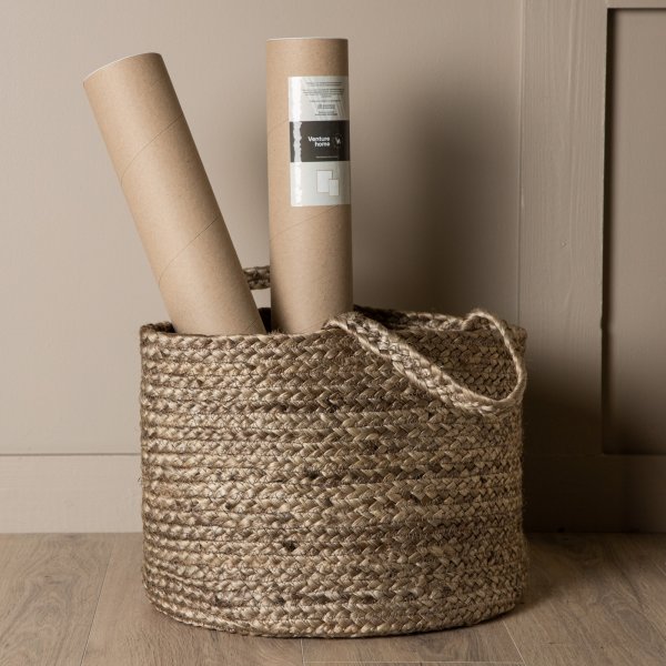 Bhopal-Korb Ø35 cm - Dunkle Jute Bhopal-Korb Ø35 cm - Dunkle Jute