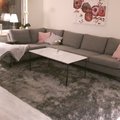 Kundenbild Maryland Couchtisch 110 - Weißer echter Marmor / Schwarz