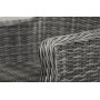 Balkonset mit 2 Sthlen und Tisch 48 x 48 cm grau/Rattan - Tor/Jacksonville