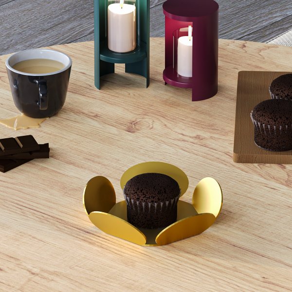 Rhodes Dekoschale - Gold Rhodes Dekoschale - Gold