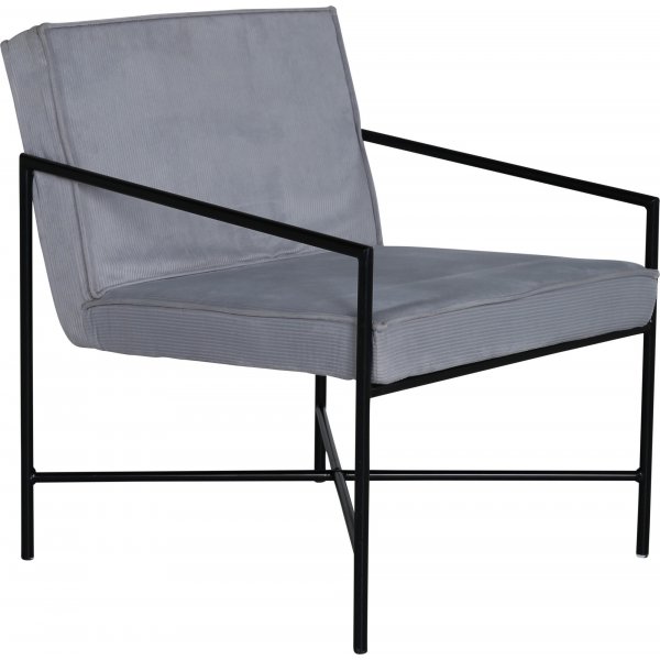 Sessel Tetra - Grauer Kordsamt Sessel Tetra - Grauer Kordsamt