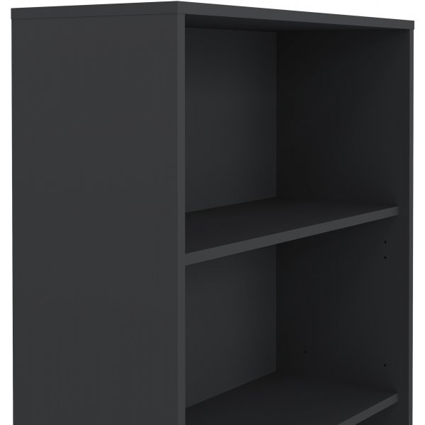 Sign-B�cherregal niedrig - Mattgrau