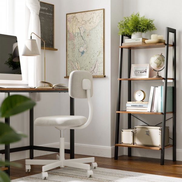 Petter Stufenregal 137,5 cm - Braun/Schwarz Petter Stufenregal 137,5 cm - Braun/Schwarz