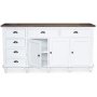 Victoria Sideboard - Wei/Braun gebeizt