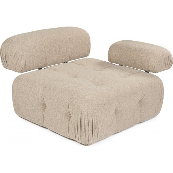 Rechtes Blanca-Modul - Dunkelbeige Rechtes Blanca-Modul - Dunkelbeige