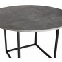 Sintorp runder Esstisch 115 cm - Beton (Exklusives Laminat)