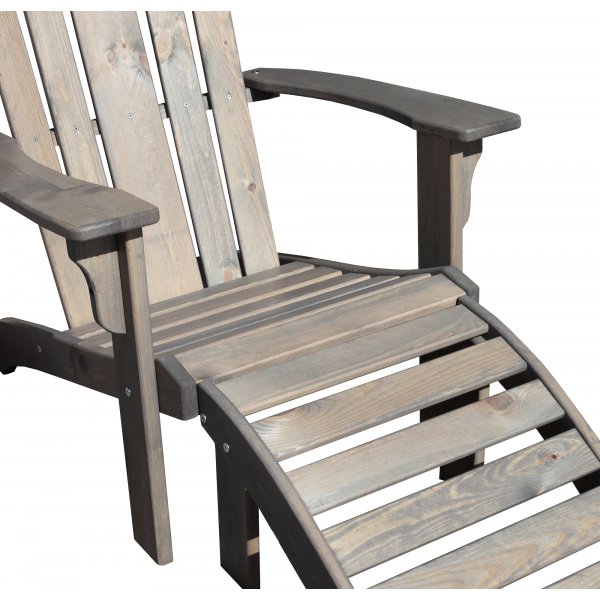 Newport Liegestuhl - Grau