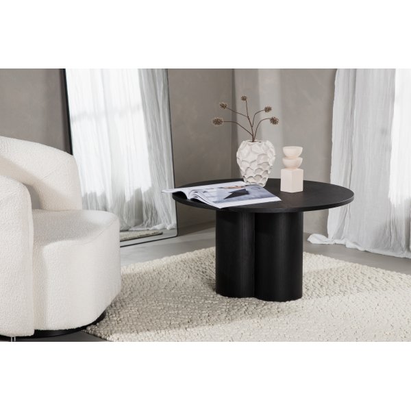 Couchtisch 80 cm schwarz - Olivia