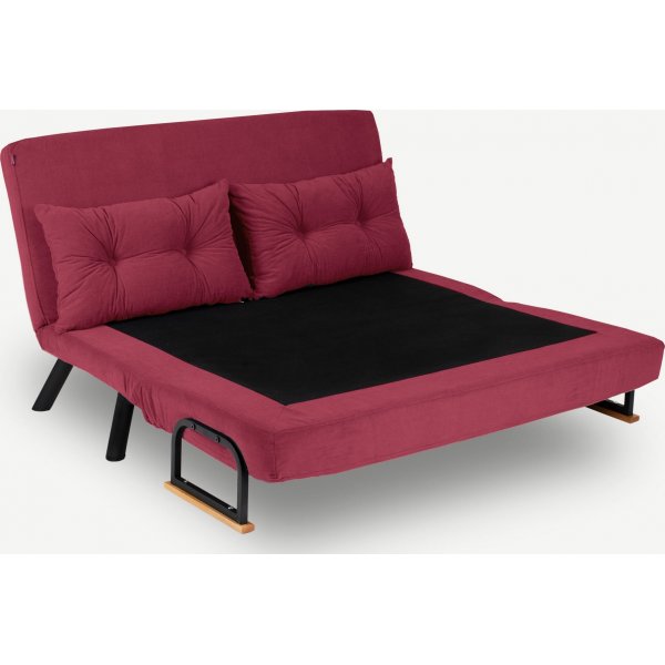 Sando 2-Sitzer-Schlafsofa - Rot