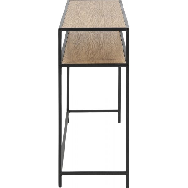 Seaford Konsolentisch 120 cm - Eiche/schwarz