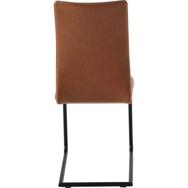 Lina Esszimmerstuhl - Hellbraunes PU