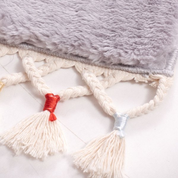 Badezimmerteppich Aslan - Grau