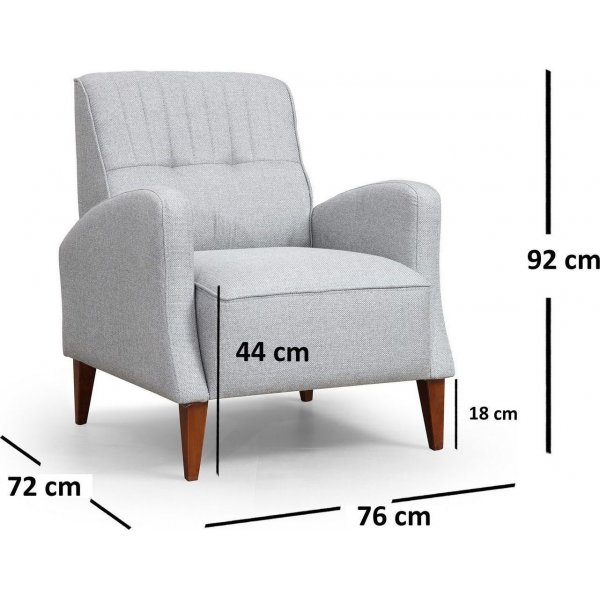 Montana Sessel - Grau Montana Sessel - Grau