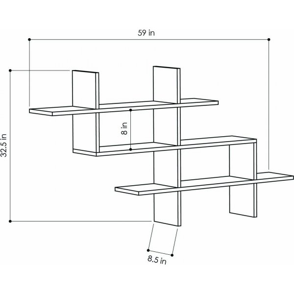 Bovid Wandregal - Eiche