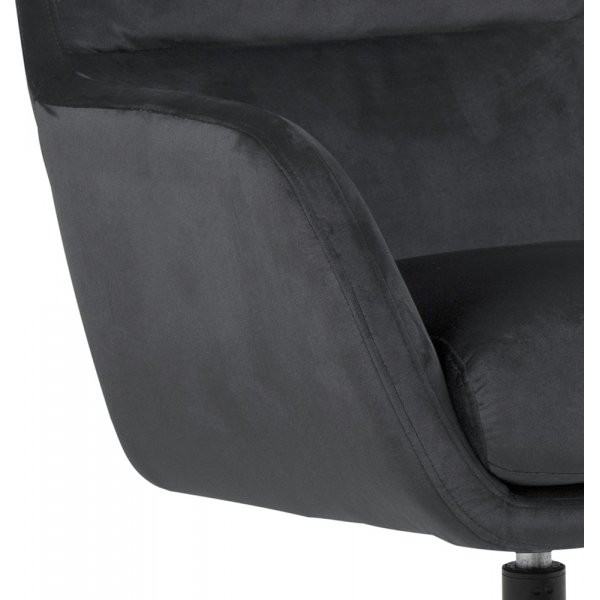 Trafford Sessel mit Fußschemel - Dunkelgrau Trafford Sessel mit Fußschemel - Dunkelgrau