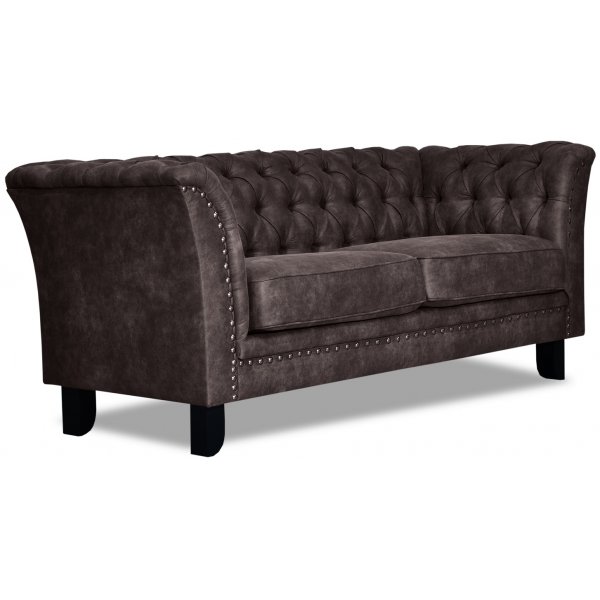 Chester Bridge 2-Sitzer Sofa - Vintage Dunkelbraun